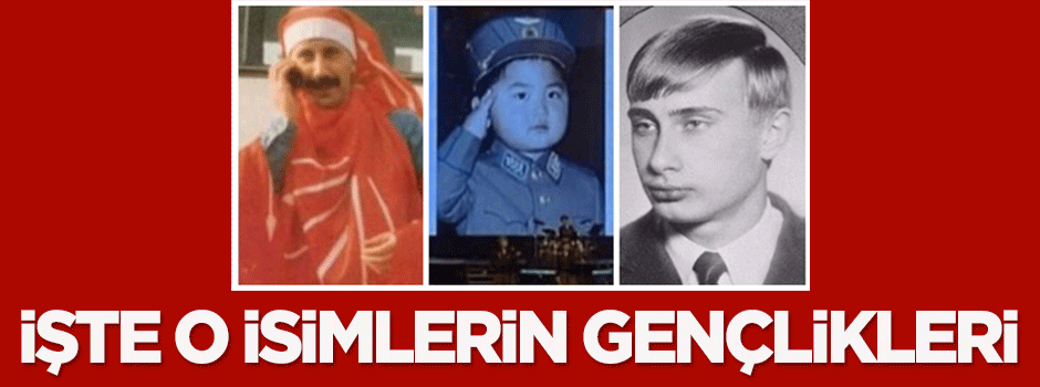 İşte 'o' isimlerin gençlik halleri - FOTO