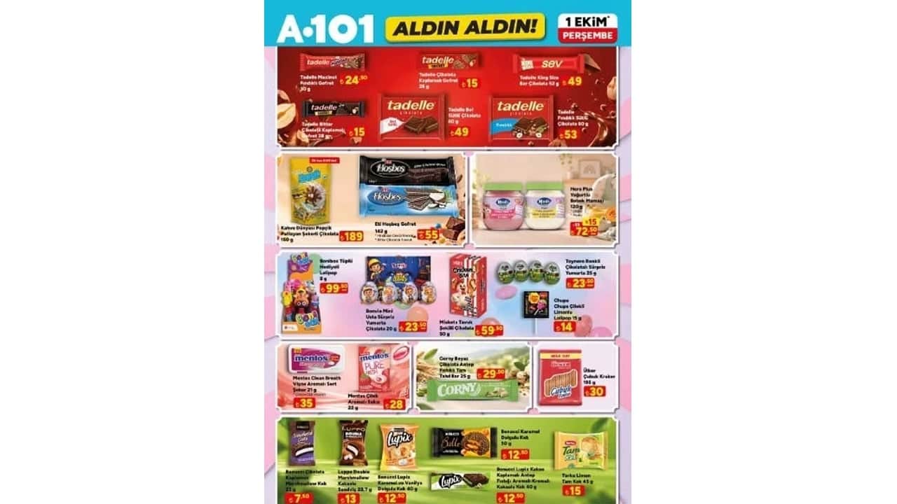 Foto - 1 Ekim’den itibaren geçerli olacak! A101'de indirim şov başladı
