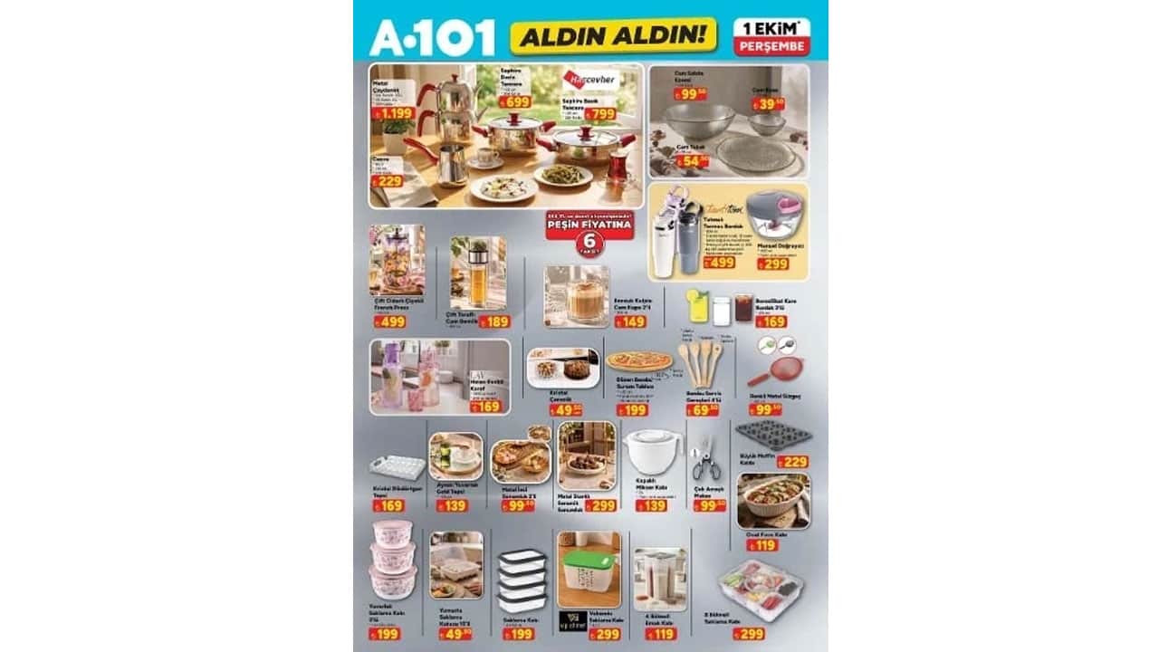 Foto - 1 Ekim’den itibaren geçerli olacak! A101'de indirim şov başladı