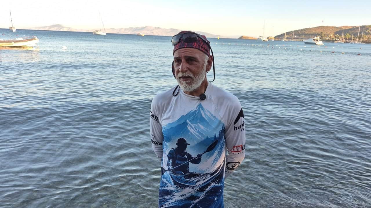 Foto - 12 yıllık hayalini gerçeğe dönüştürüyor! 100’üncü günde Datça’ya ulaştı