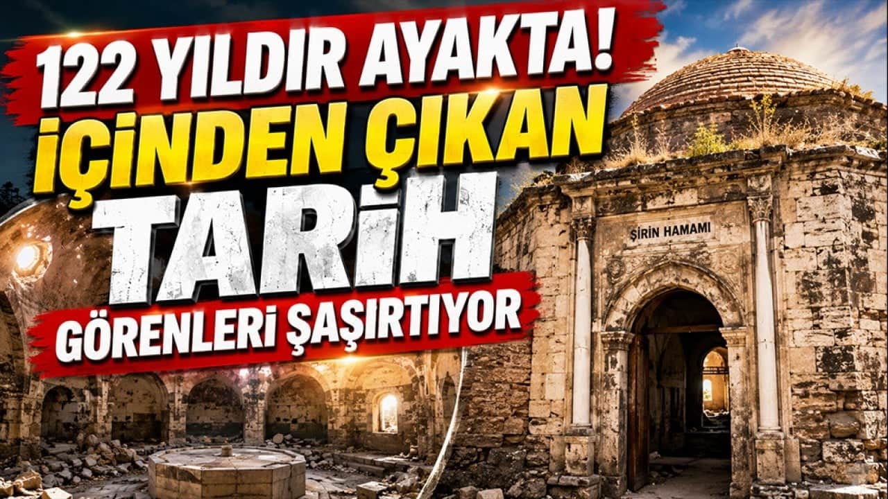 122 yıldır ayakta! İçinden çıkan tarih görenleri şaşırtıyor