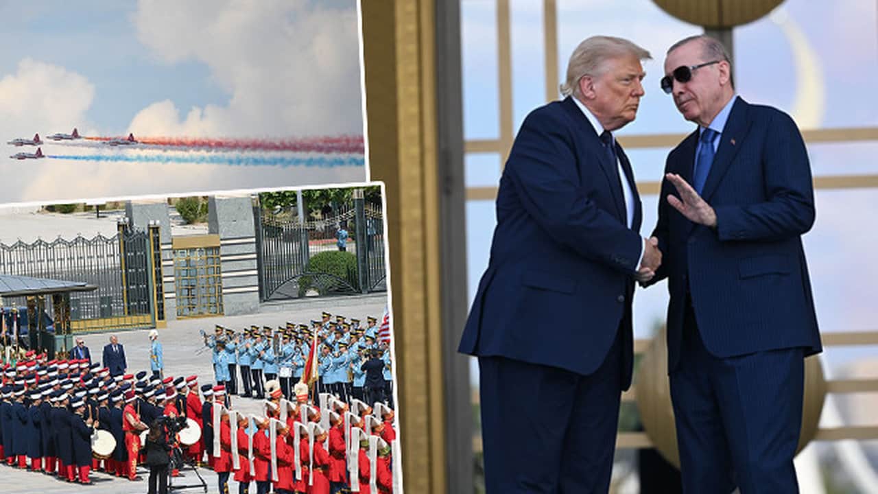 Foto - 200 yıl sonra devlet törenindeler! Trump’ı Yeniçeri alayı karşıladı, Osmanlı’nın muhteşem askerleri dönüş yaptı