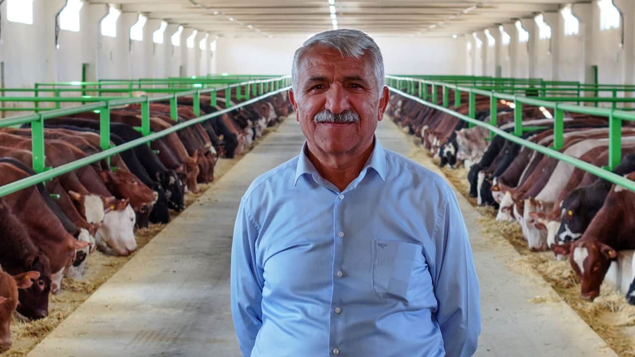 30 yıllık besiciliğini modern tesise taşıdı! 10 milyon TL hibe desteğiyle 350 hayvanlık çiftlik kurdu