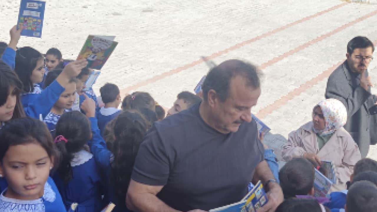 Foto - 348 okul ve kütüphaneye ulaşan kitap seferberliğinin yeni durağı Döğer oldu