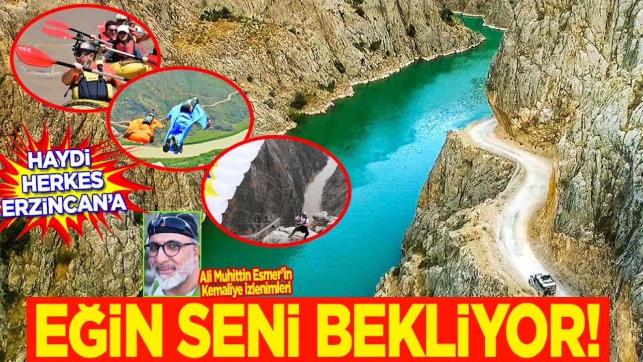 47. Erzincan Kemaliye (Eğin) Uluslararası Kültür ve Doğa Sporları Şenliği coşkusu