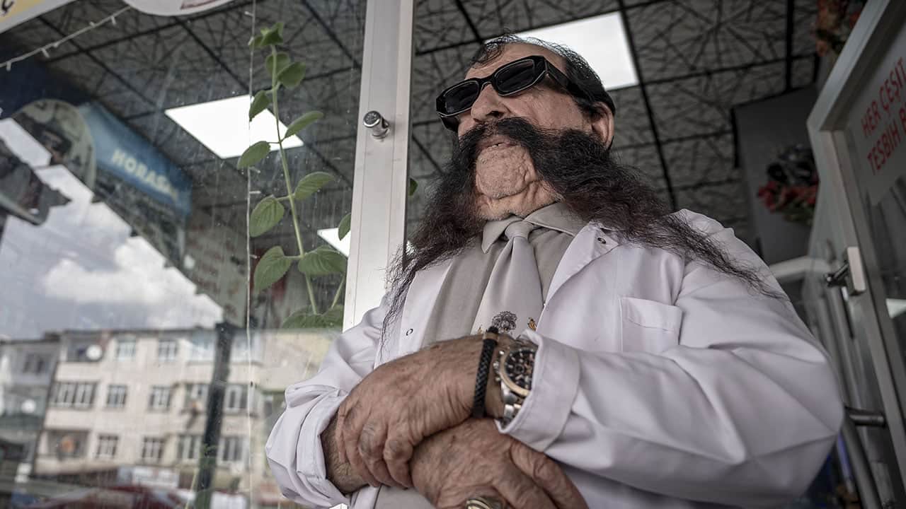 Foto - 70 yıldır bıyıklarını kesmiyor! Horasanlı Pala’nın sırrını kimse bilmiyor