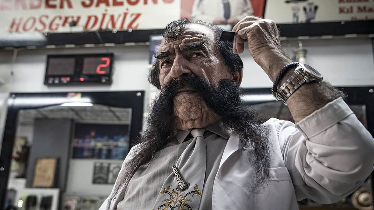 Foto - 70 yıldır bıyıklarını kesmiyor! Horasanlı Pala’nın sırrını kimse bilmiyor