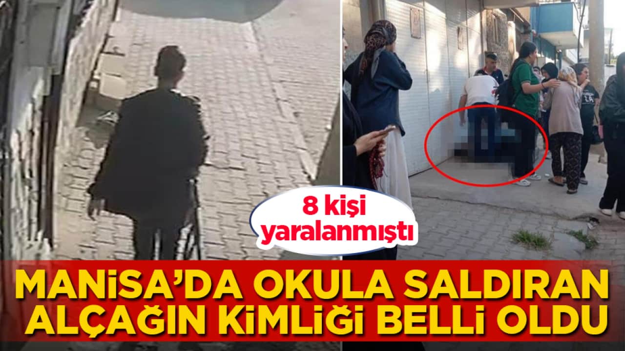 8 kişi yaralanmıştı! Manisa’da okula saldıran alçağın kimliği belli oldu