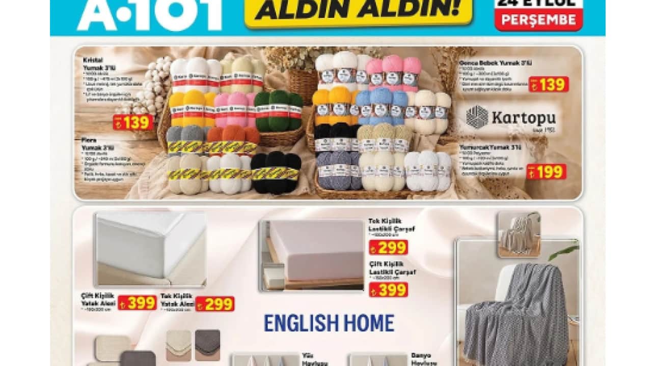 Foto - A101 14 Eylül kataloğu yayımlandı: Herkes markete akın edecek!