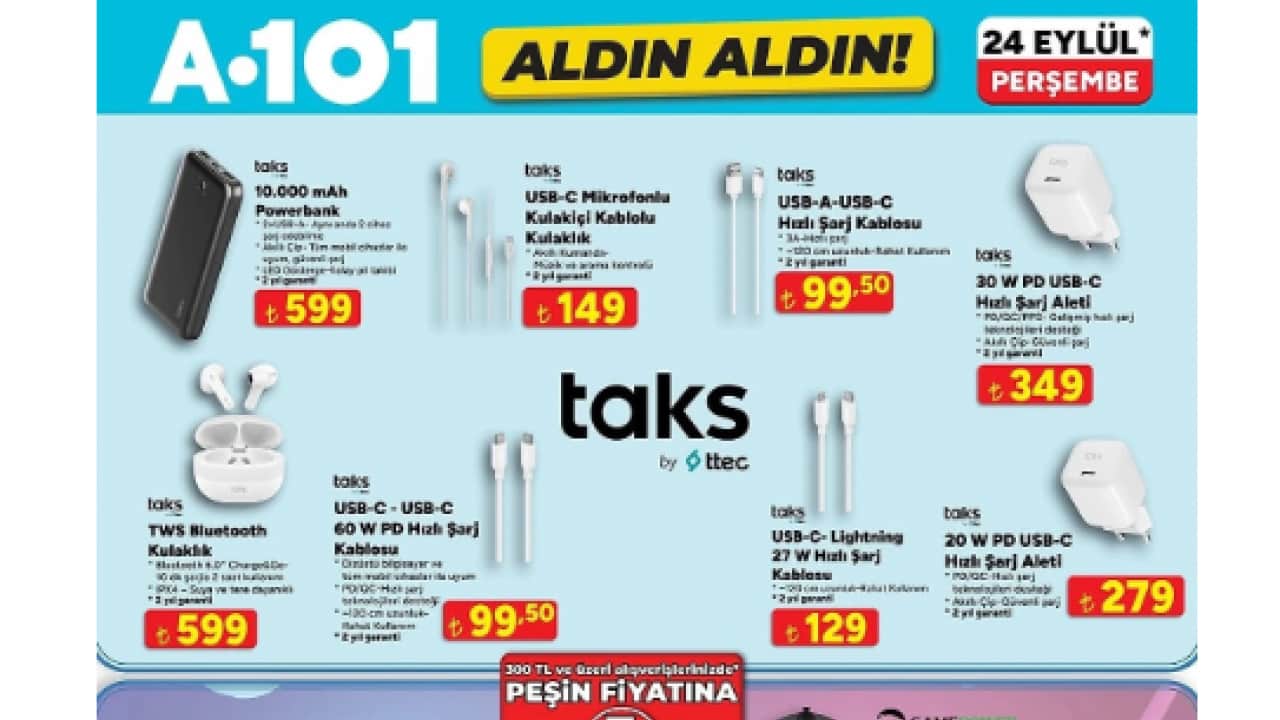 Foto - A101 14 Eylül kataloğu yayımlandı: Herkes markete akın edecek!