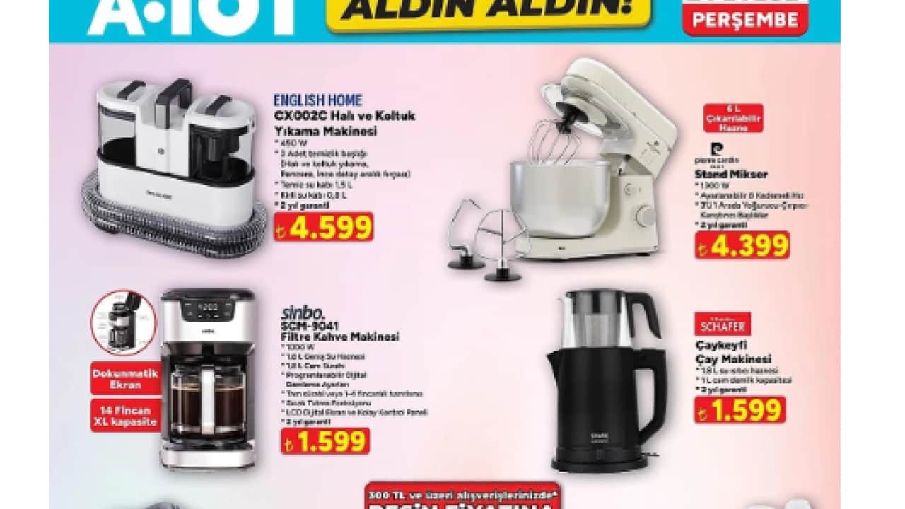 Foto - A101 14 Eylül kataloğu yayımlandı: Herkes markete akın edecek!