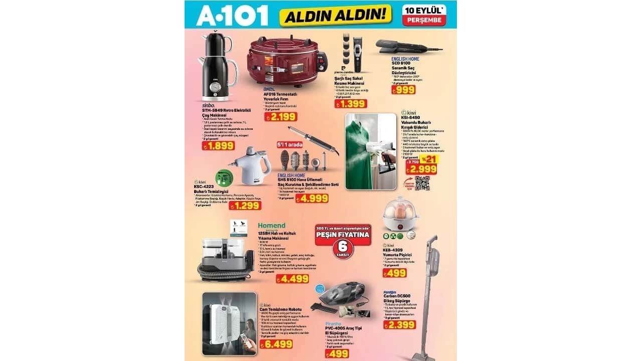 Foto - A101’in 10 Eylül kataloğunda yok yok! Bu ürünleri alan aldı, kaçıran bahtına yandı!