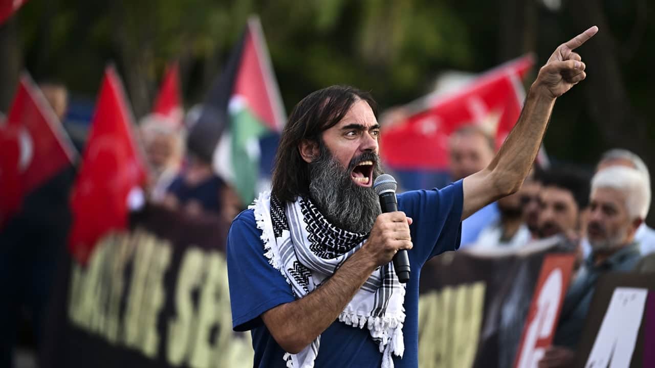 Foto - ABD Büyükelçiliği önünde Gazze protestosu: Sözde barış, özde katliam!
