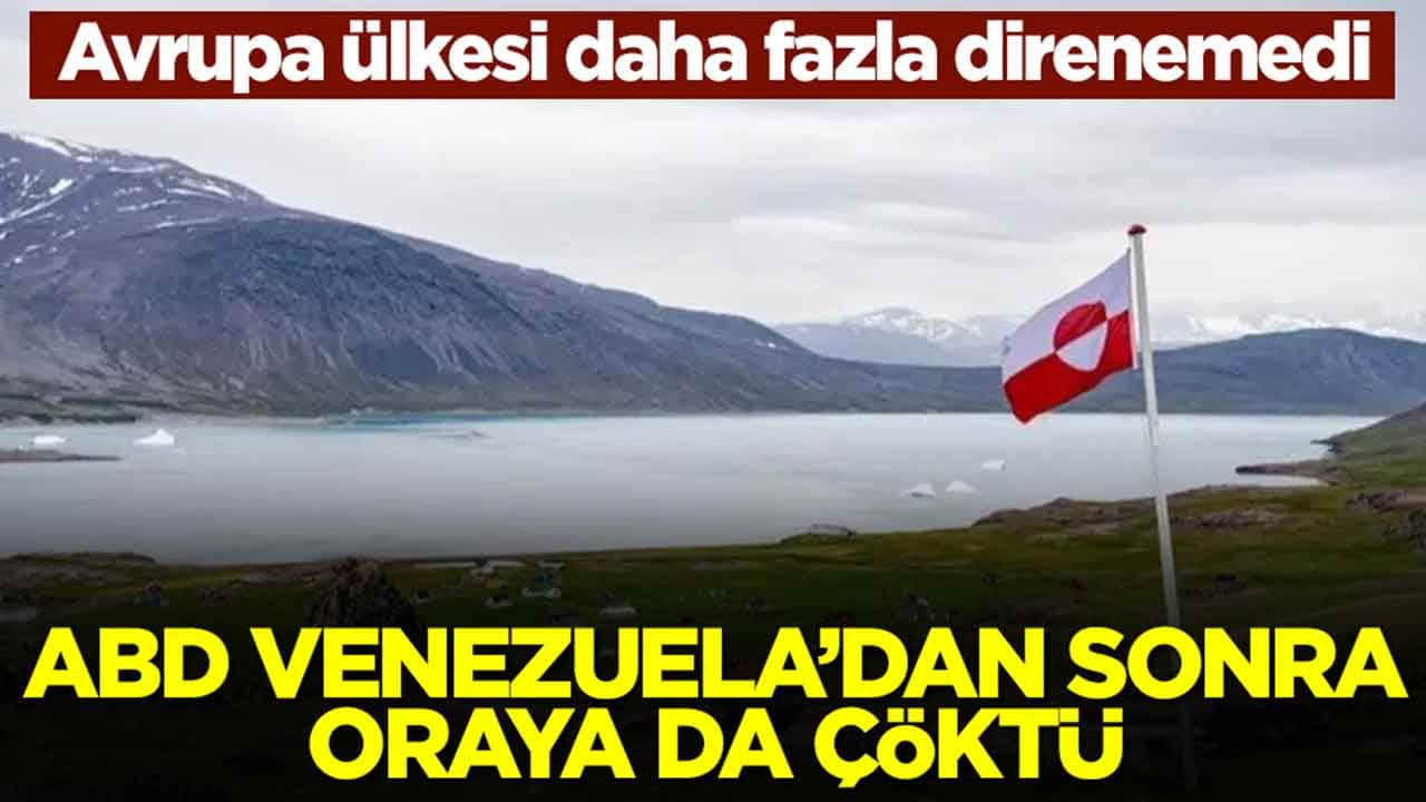 ABD Venezuela'dan sonra oraya da çöktü: Avrupa ülkesi daha fazla direnemedi
