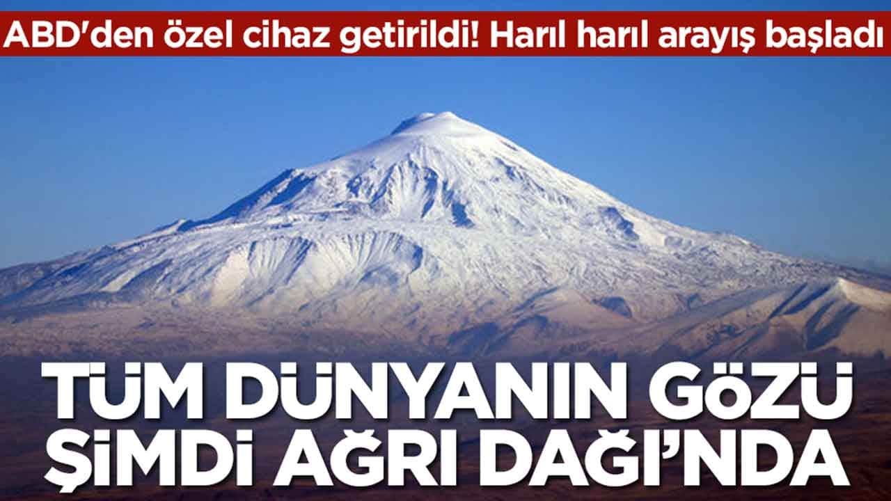Foto - ABD'den özel cihaz getirildi! Harıl harıl arayış başladı: Tüm dünyanın gözü şimdi Ağrı Dağı'nda