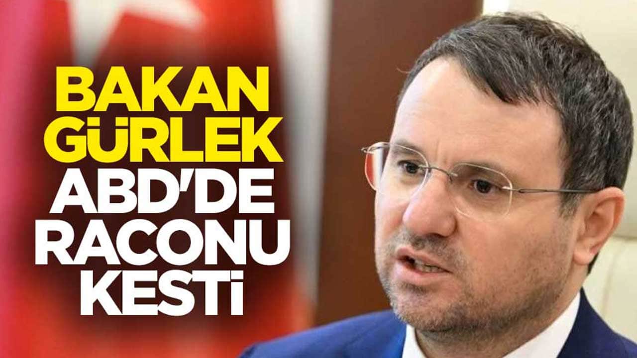 Adalet Bakanı Akın Gürlek ABD'de raconu kesti
