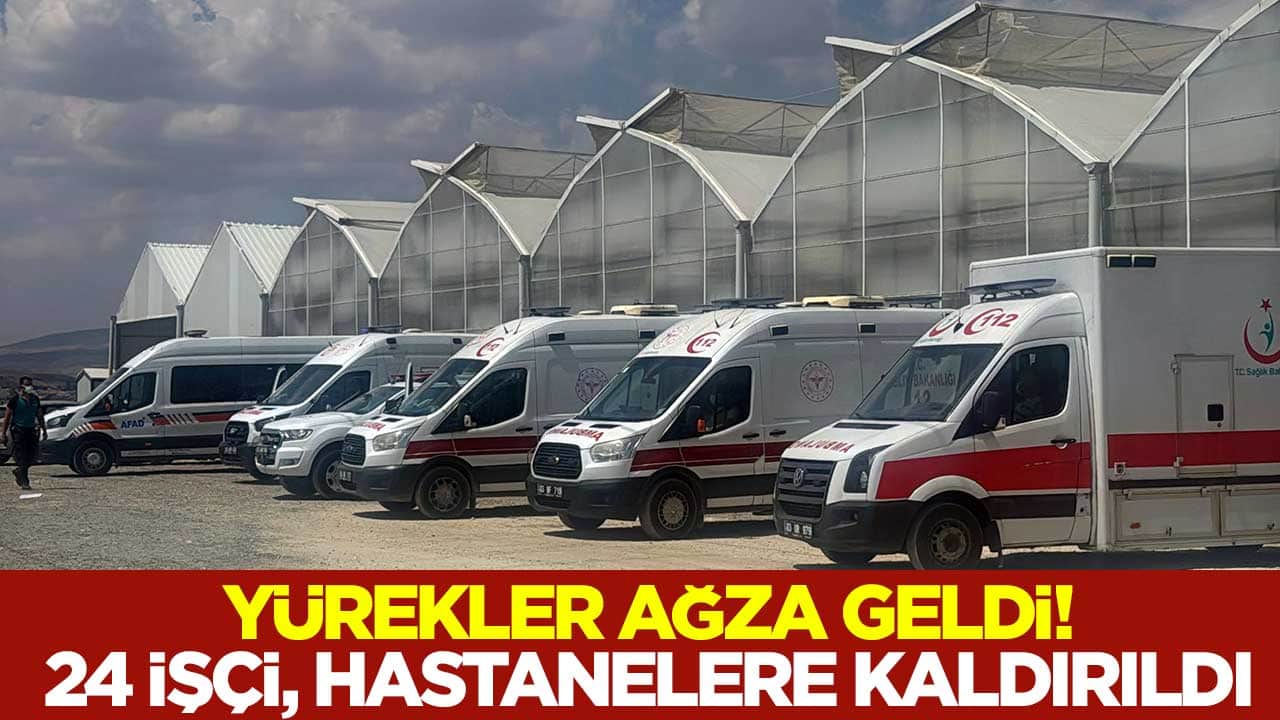 Afyonkarahisar'da yürekler ağza geldi! 24 işçi, hastanelere kaldırıldı