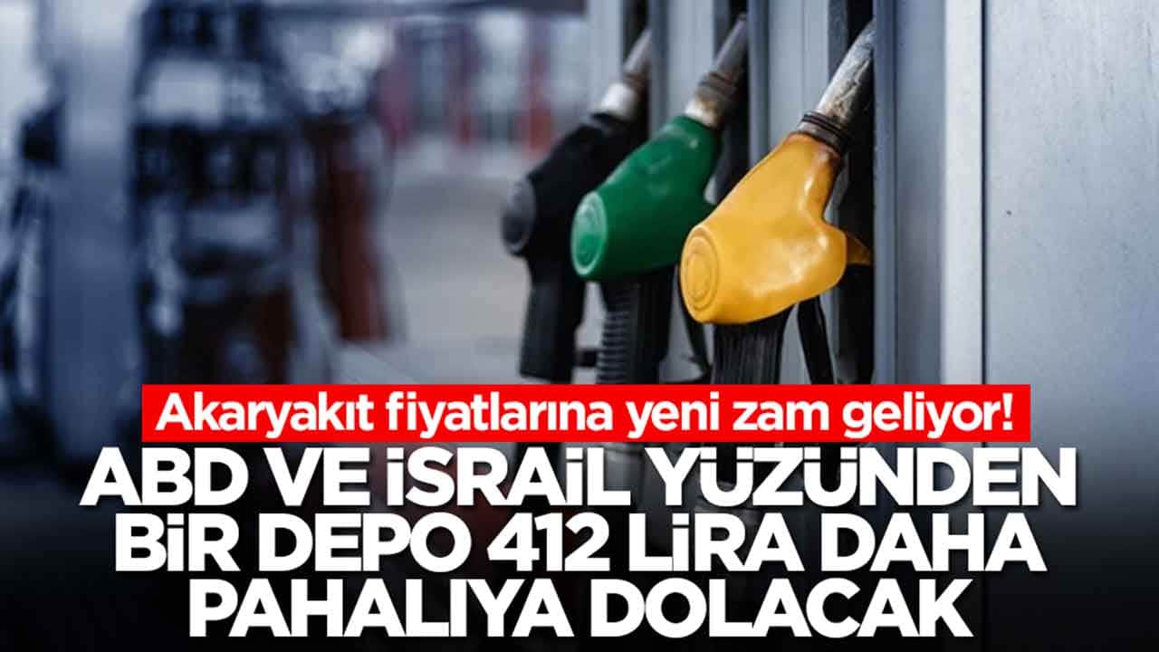 Akaryakıt fiyatlarına yeni zam geliyor! Bir depoda 412 lira fark yaşanabilir