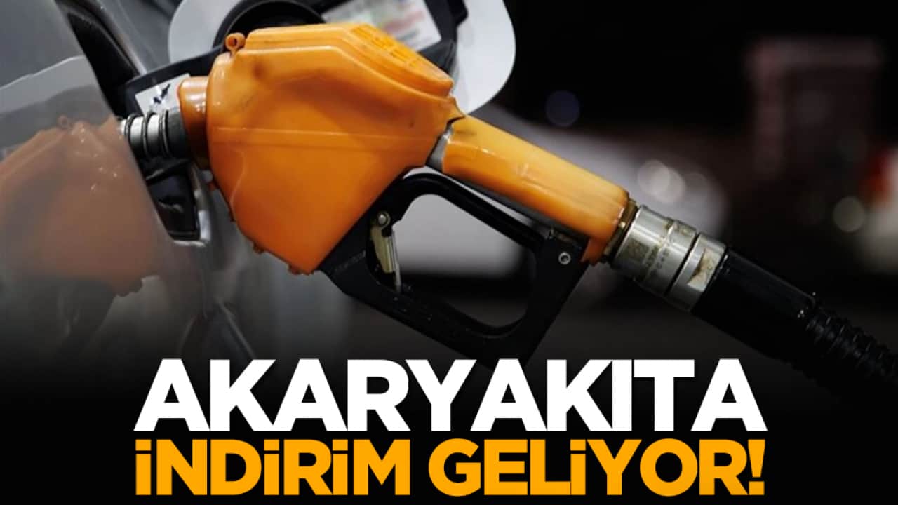 Akaryakıta indirim geliyor!