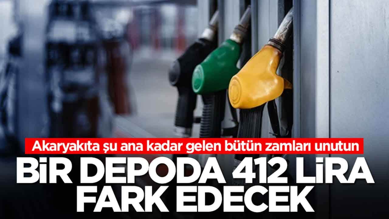 Akaryakıta şu ana kadar gelen bütün zamları unutun: Bir depoda 412 TL fark edecek