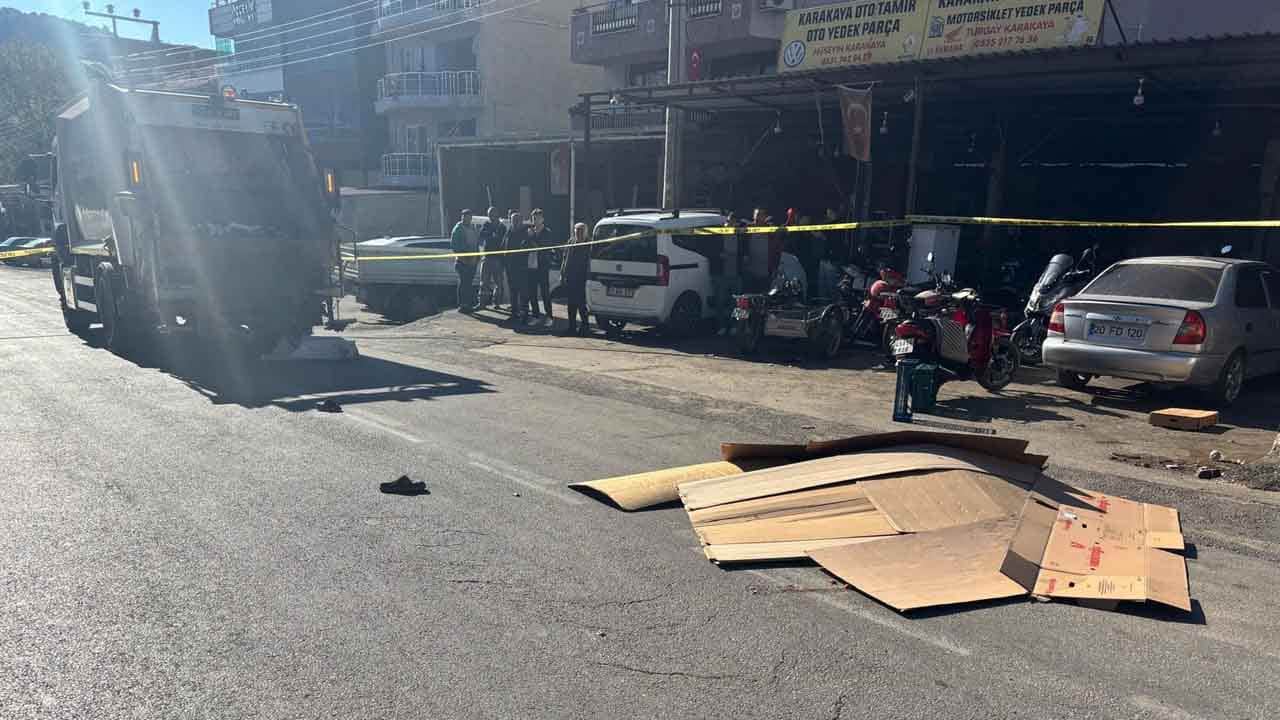 Foto - Alaşehir'de korkunç kaza: Genç işçi çöp kamyonunun altında can verdi