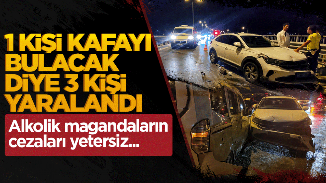 Alkolik magandaların cezaları yetersiz: 1 kişi kafayı bulacak diye 3 kişi yaralandı
