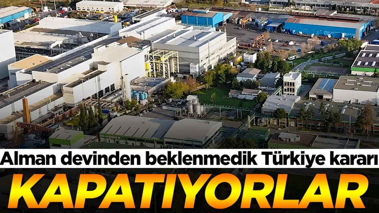 Alman devinden beklenmedik Türkiye kararı: Kapatıyorlar