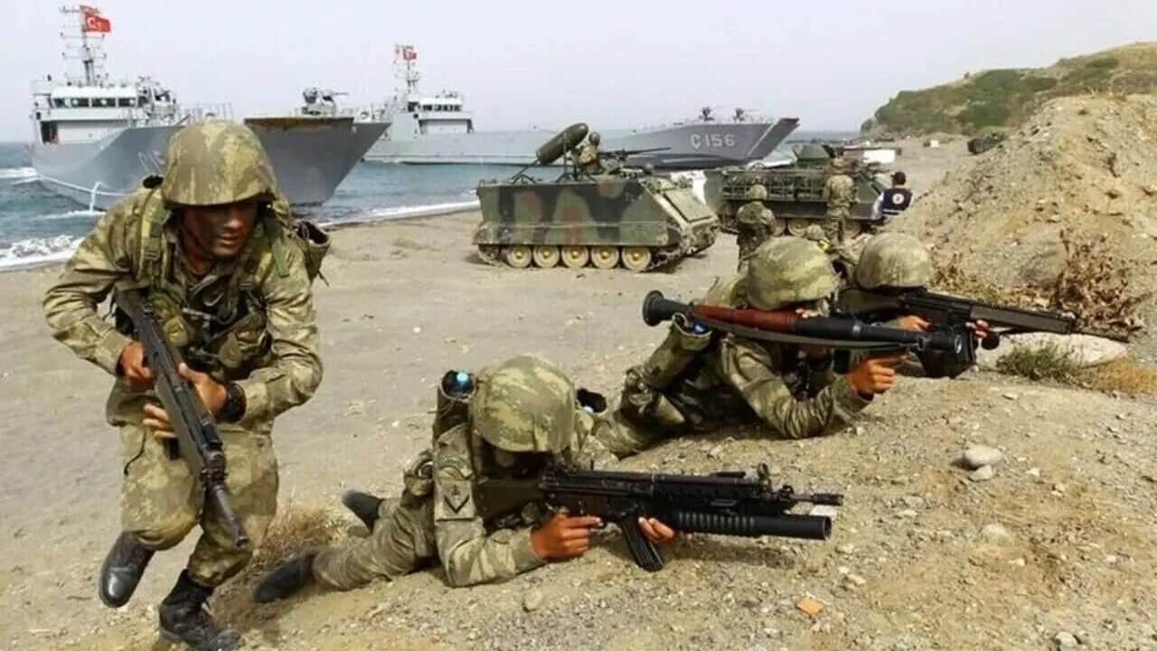 Foto - Almanya kıyıları "Türk" diye inledi! NATO'nun en büyüğünde başrol bizim: TCG Anadolu ve TB3 nefes kesti