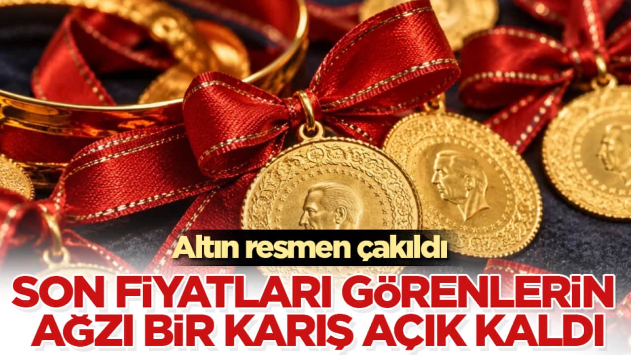 Altın resmen çakıldı! Son fiyatları görenlerin ağzı bir karış açık kaldı