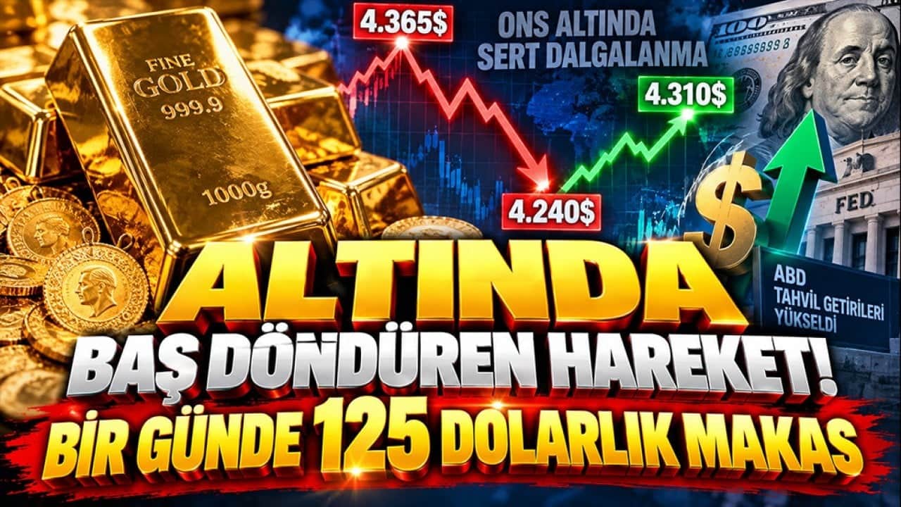 Altında baş döndüren hareket! Bir günde 125 dolarlık makas