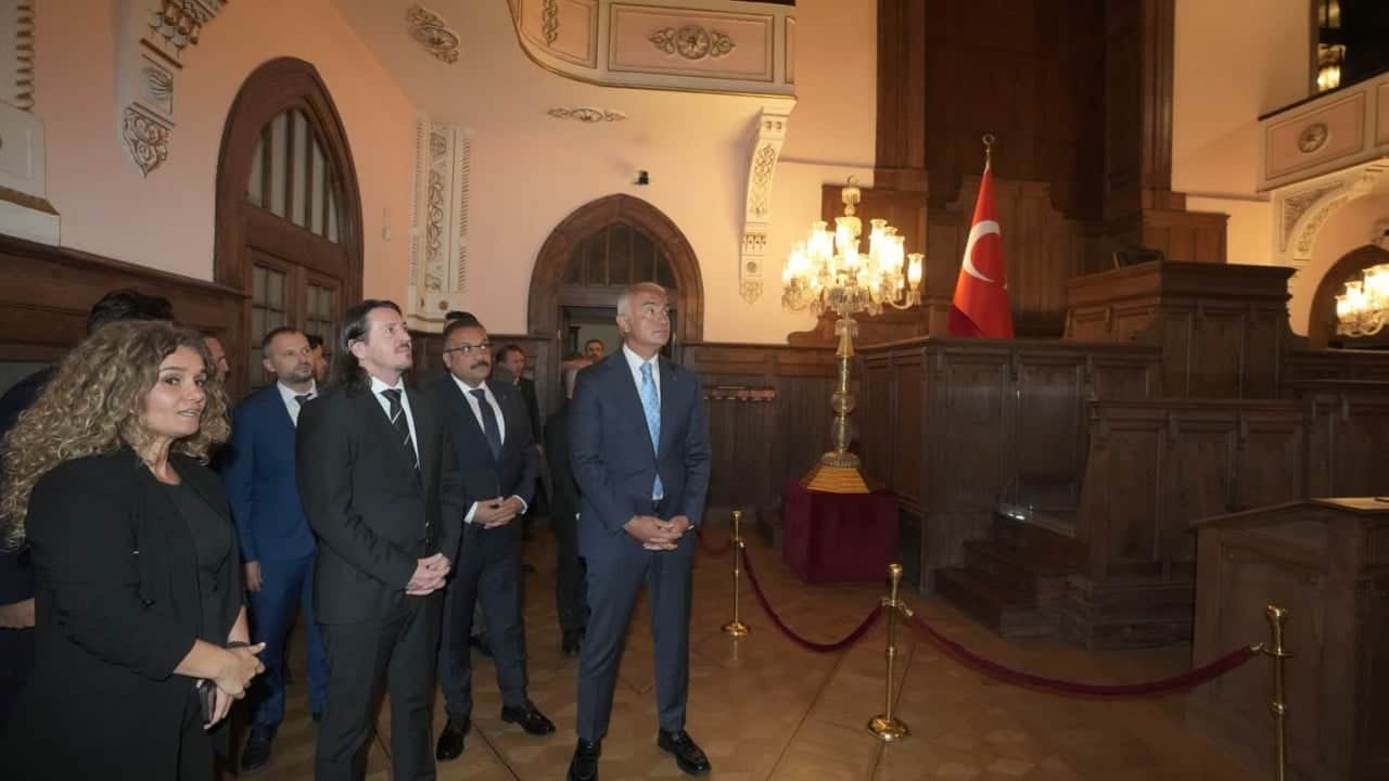 Foto - Ankara'da Türkiye- Kuzey Makedonya buluşması: Bakan Ersoy, mevkidaşı Süleymani'yi Cumhuriyet Müzesi'nde ağırladı