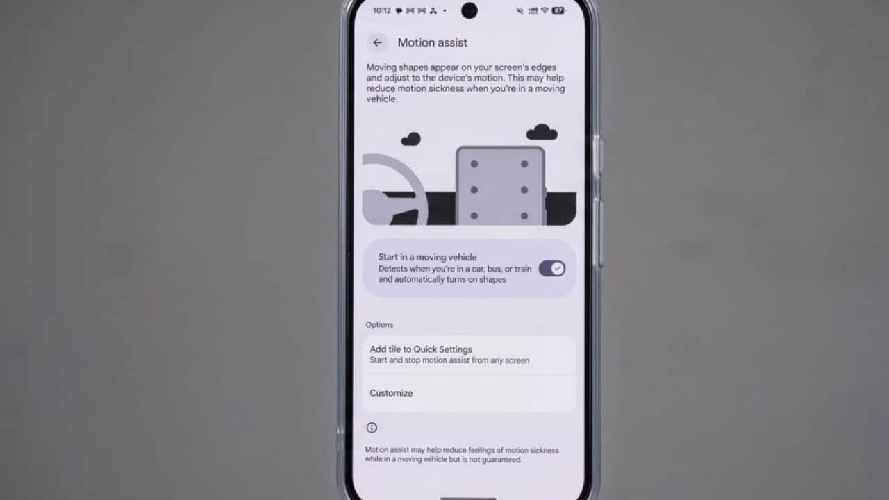 Araba tutanlara müjde! Android telefonlara yolculukta mide bulantısını bitiren özellik geliyor!