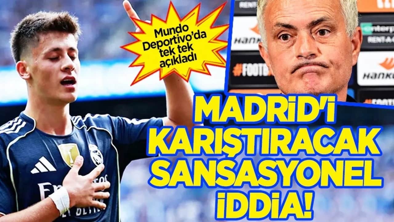 Arda Güler-Mourinho iddiası: Real Madrid'i karıştıracak sansasyonel iddia