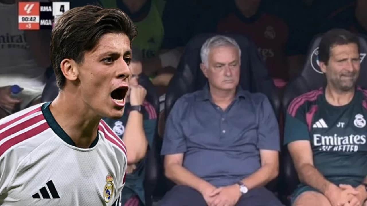 Arda Güler'in golüne Mourinho'dan olay tepki! İspanya bu yüz ifadesini konuşuyor