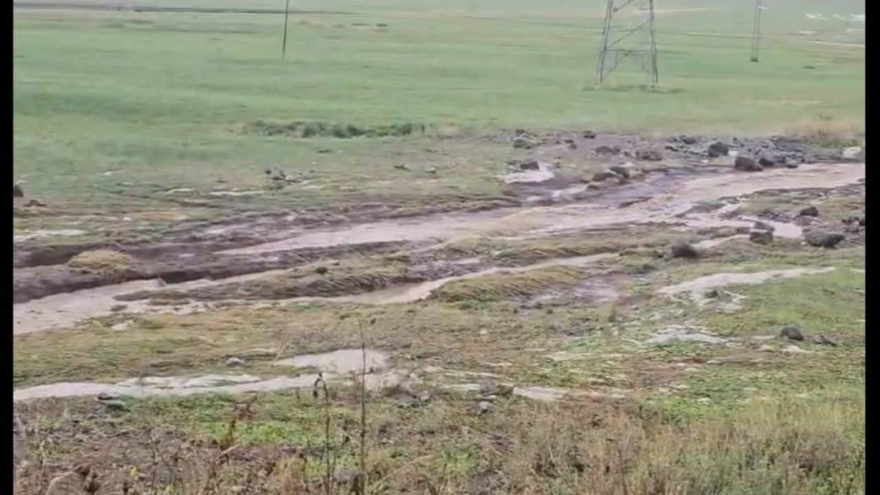 Foto - Ardahan’da felaketin izleri! Şiddetli sağanak ve dolu hayatı felç etti!