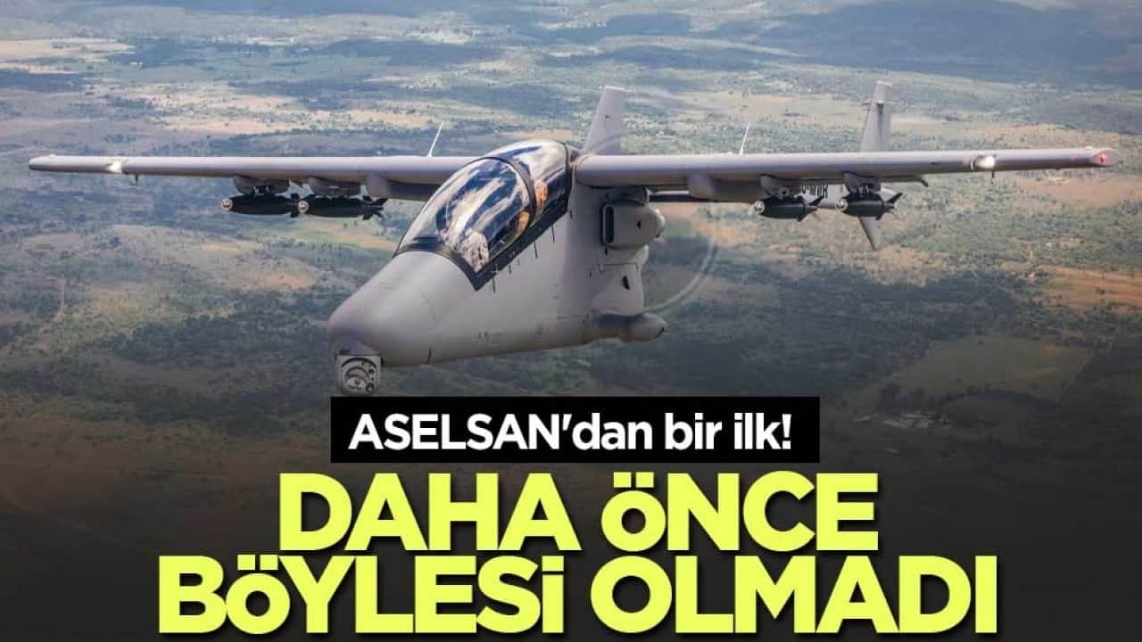 ASELSAN'dan bir ilk! Daha önce böylesi olmadı