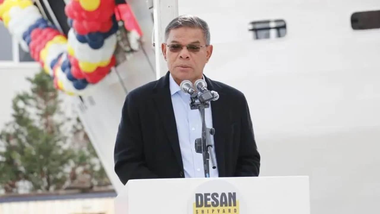 Foto - Asya ülkesi 'yeni bir çığır açılıyor' deyip Türkiye'den savaş gemisi aldı: Gemiyi törenle suya indirdiler