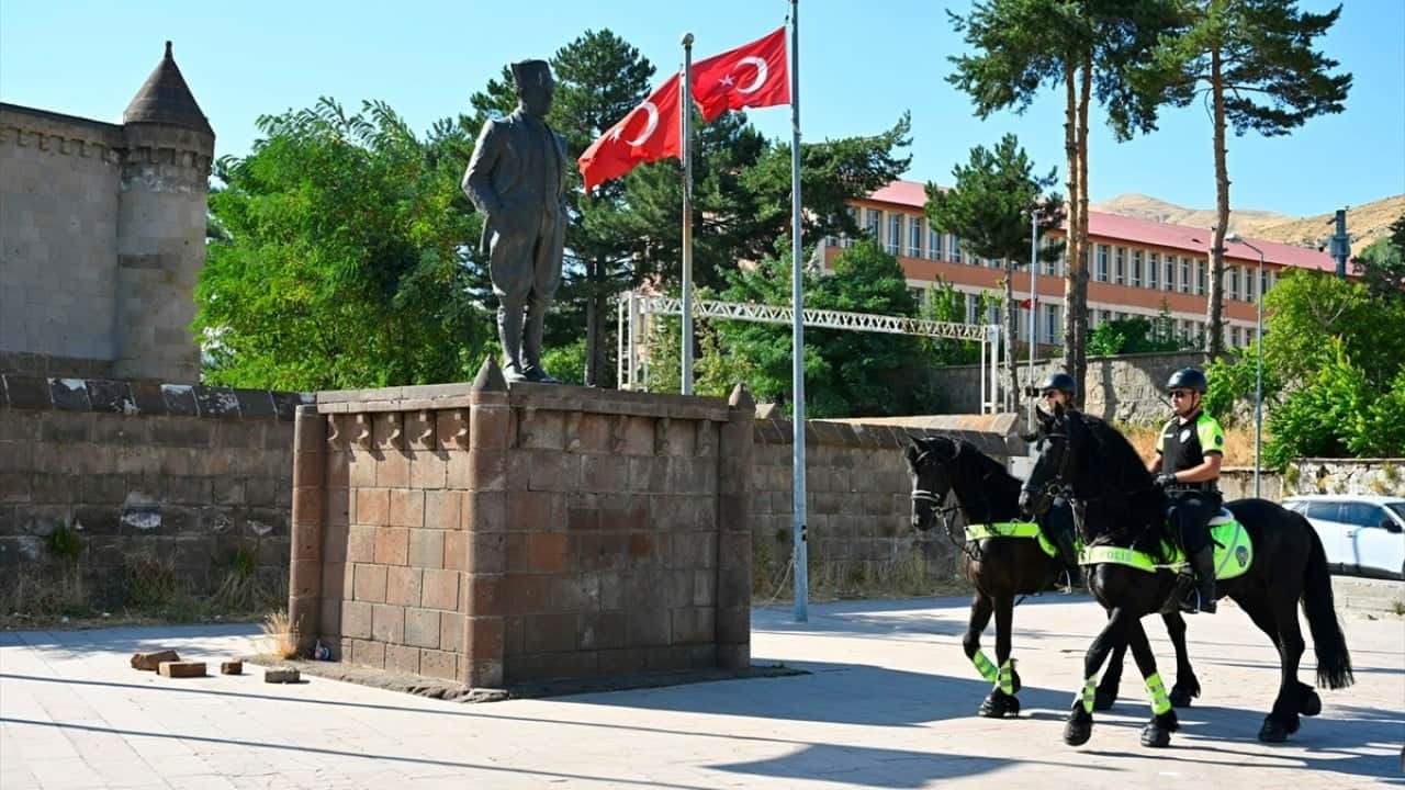 Atlı Polis Birliği, Malazgirt Zaferi etkinlikleri için Bitlis'te