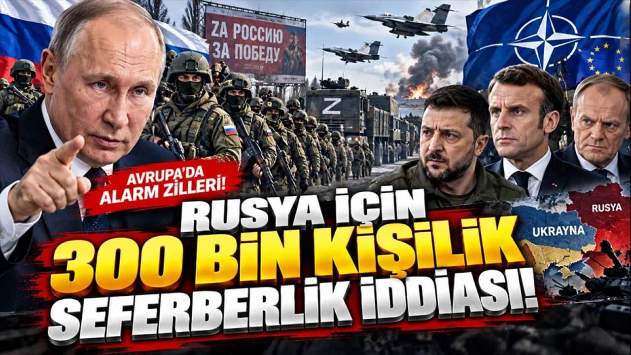 Avrupa’da alarm zilleri! Rusya için 300 bin kişilik seferberlik iddiası