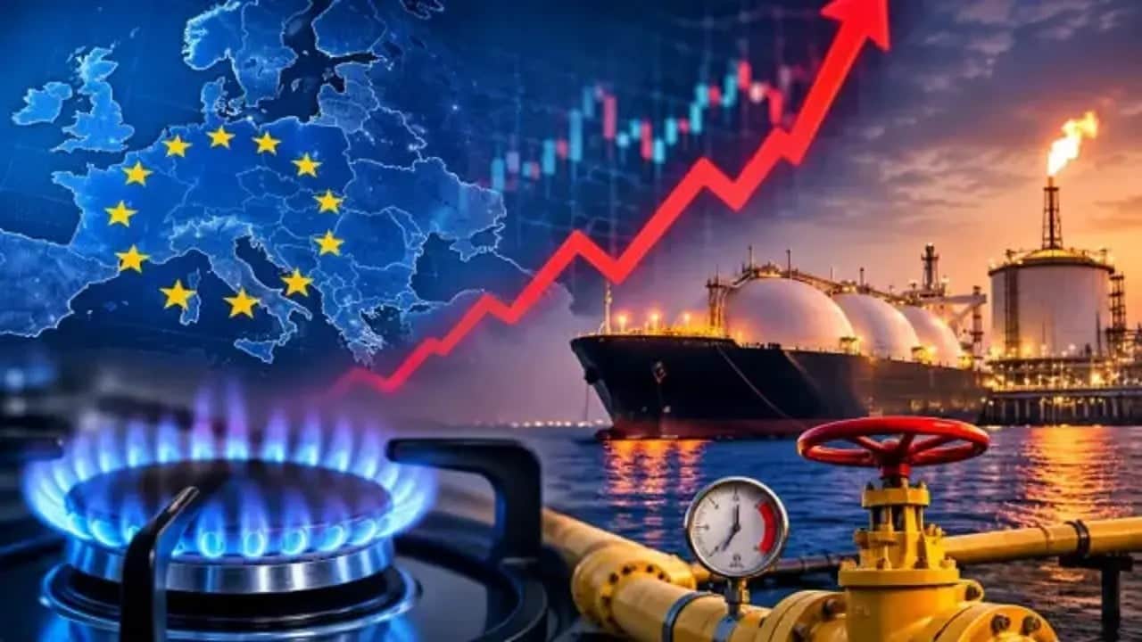 Foto - Avrupa'da doğal gaz yüzde 4,7 arttı Depolar boşaldı fiyatı yükseldi