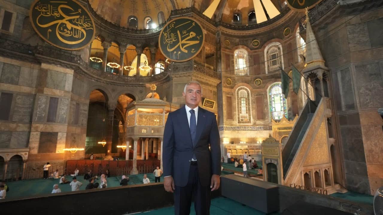 Foto - Ayasofya'da Cumhuriyet tarihinin en kapsamlı restorasyonu hız kesmiyor: Dev restorasyonda 3 etap tamam
