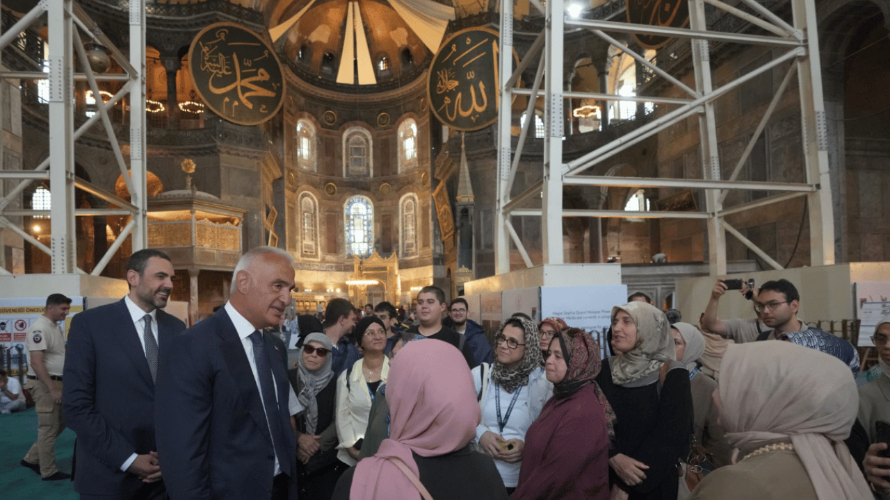 Foto - Ayasofya'da Cumhuriyet tarihinin en kapsamlı restorasyonu hız kesmiyor: Dev restorasyonda 3 etap tamam