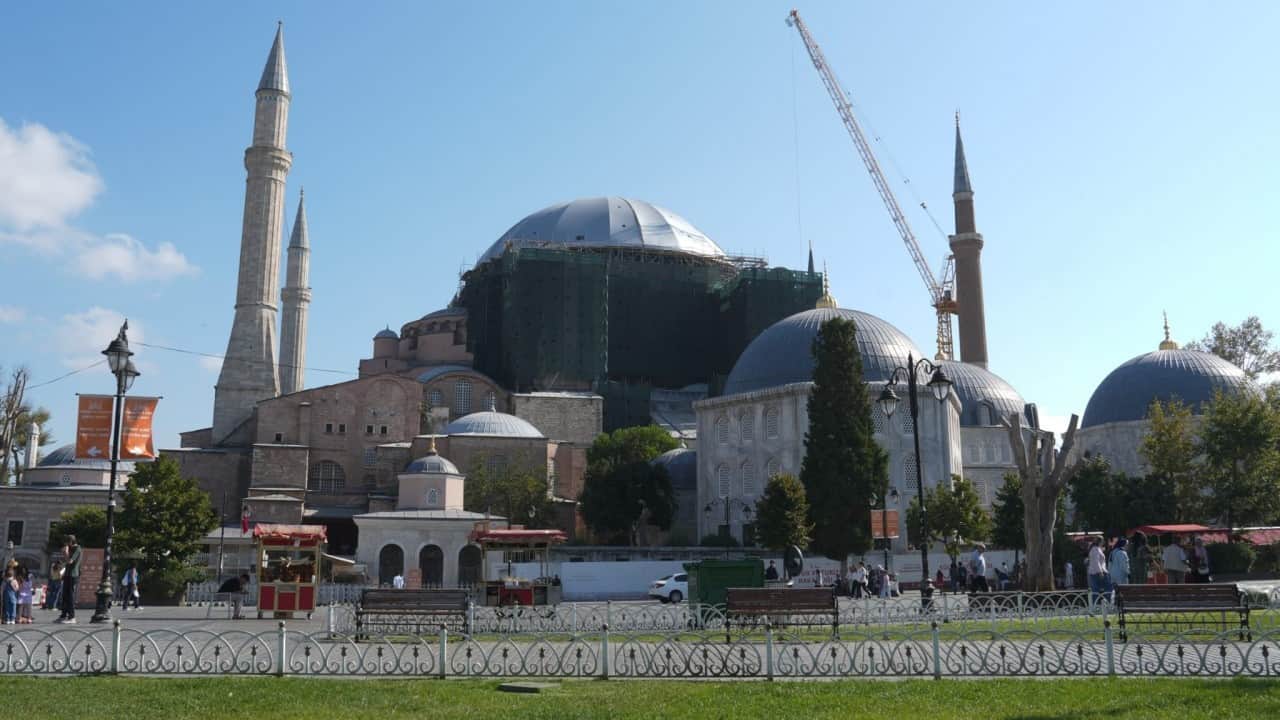 Foto - Ayasofya'da Cumhuriyet tarihinin en kapsamlı restorasyonu hız kesmiyor: Dev restorasyonda 3 etap tamam