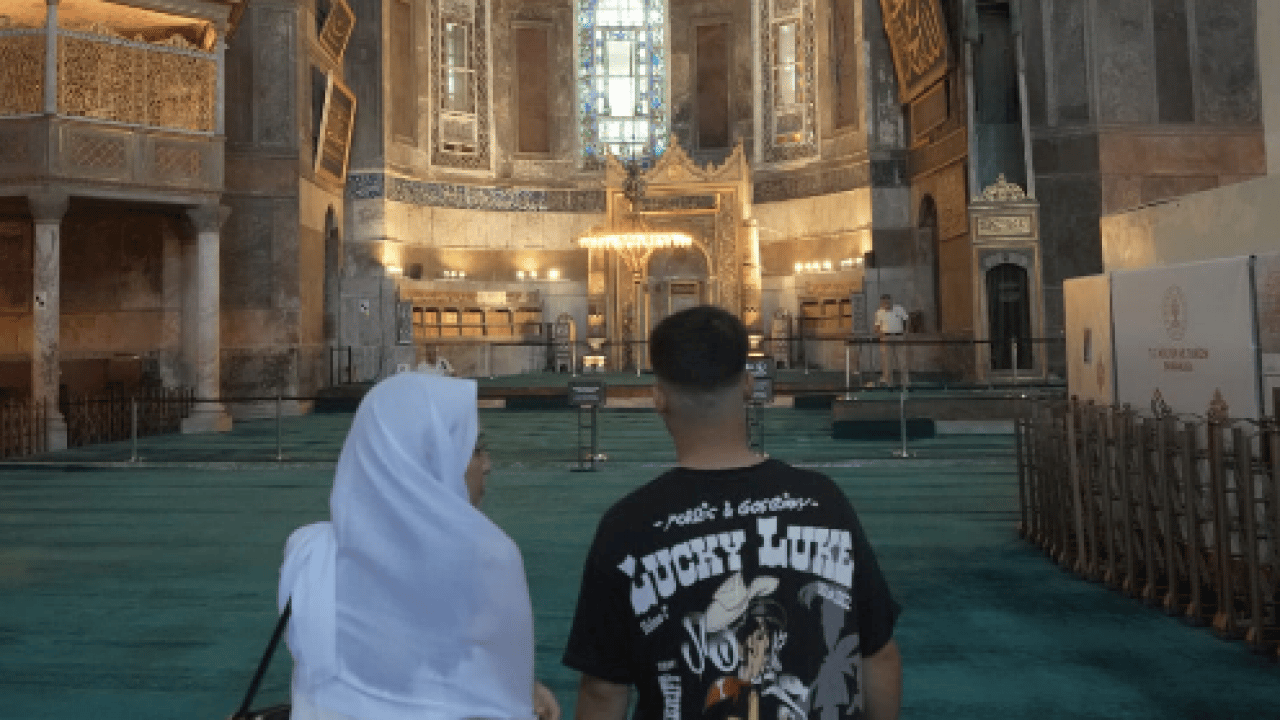 Foto - Ayasofya'da Cumhuriyet tarihinin en kapsamlı restorasyonu hız kesmiyor: Dev restorasyonda 3 etap tamam