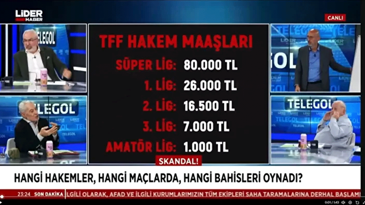 Foto - Bahis skandalı canlı yayını karıştırdı