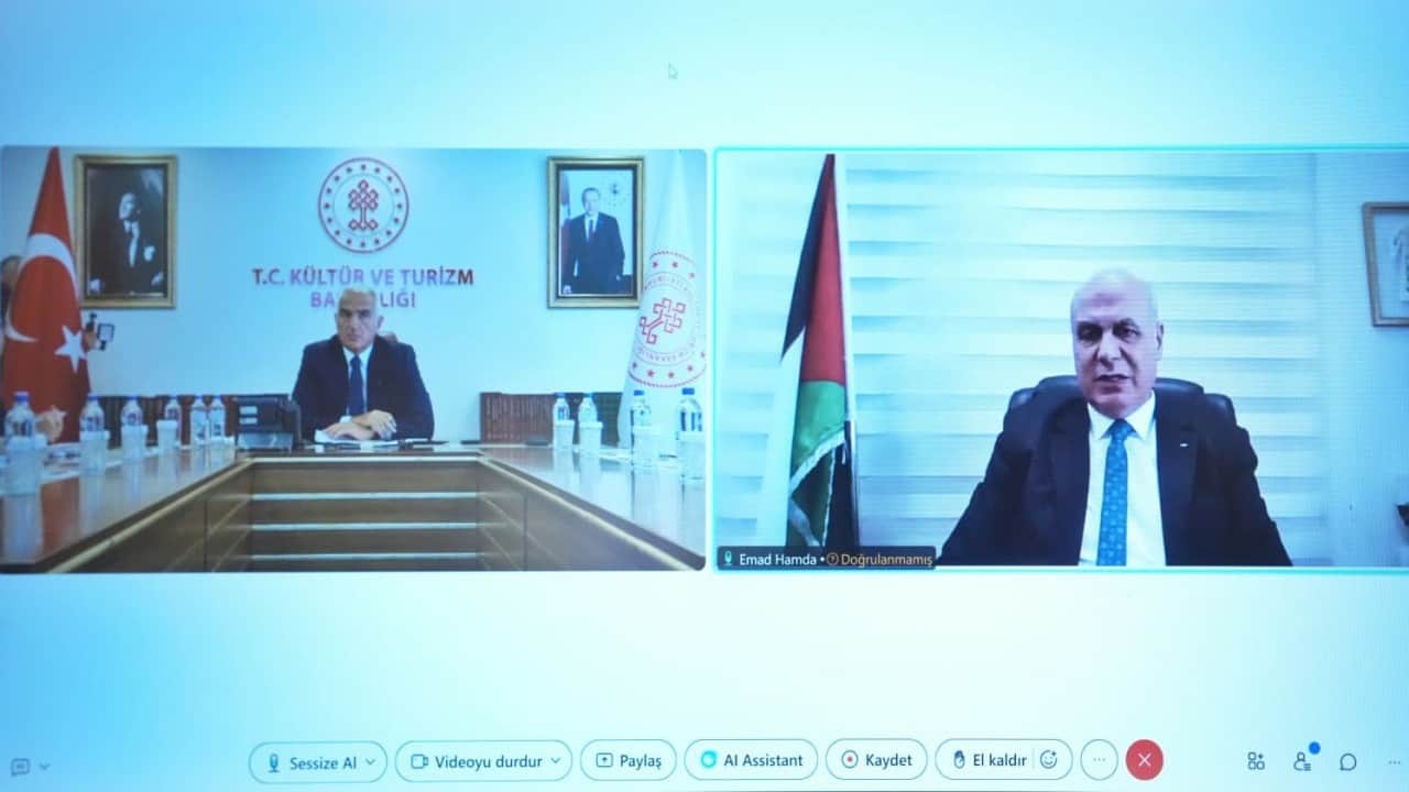 Foto - Bakan Ersoy: Filistin halkının haklı mücadelesinin yanında durmaya devam edeceğiz...