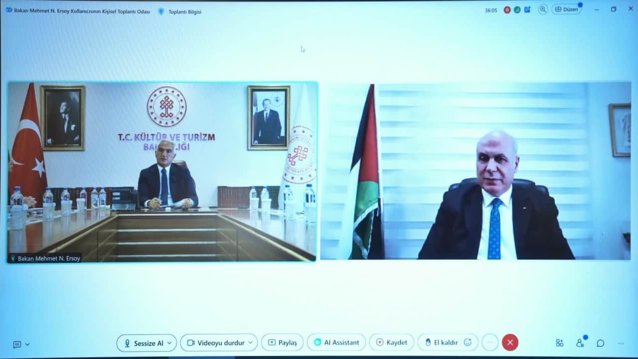 Foto - Bakan Ersoy: Filistin halkının haklı mücadelesinin yanında durmaya devam edeceğiz...