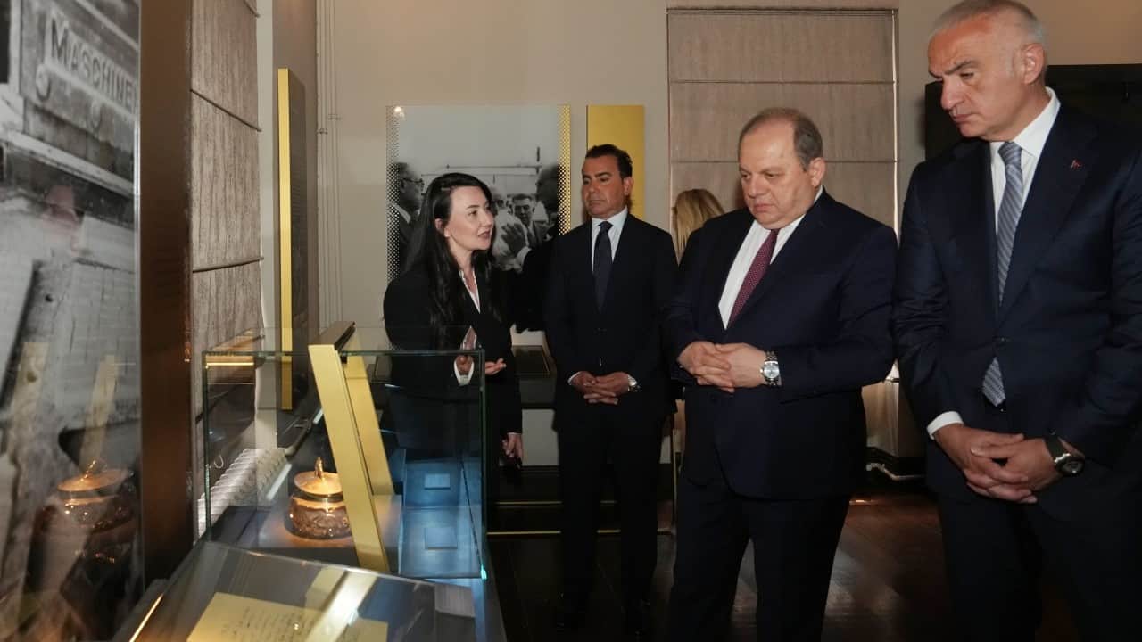 Bakan Ersoy, Yargıtay Başkanı Ömer Kerkez'i Cumhuriyet Müzesi'nde ağırladı...