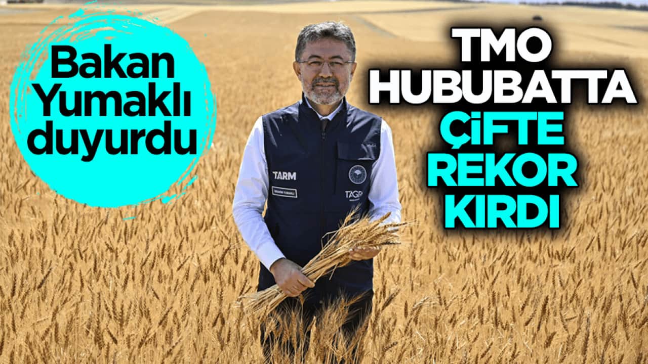  Bakan Yumaklı duyurdu! TMO, hububatta çifte rekor kırdı