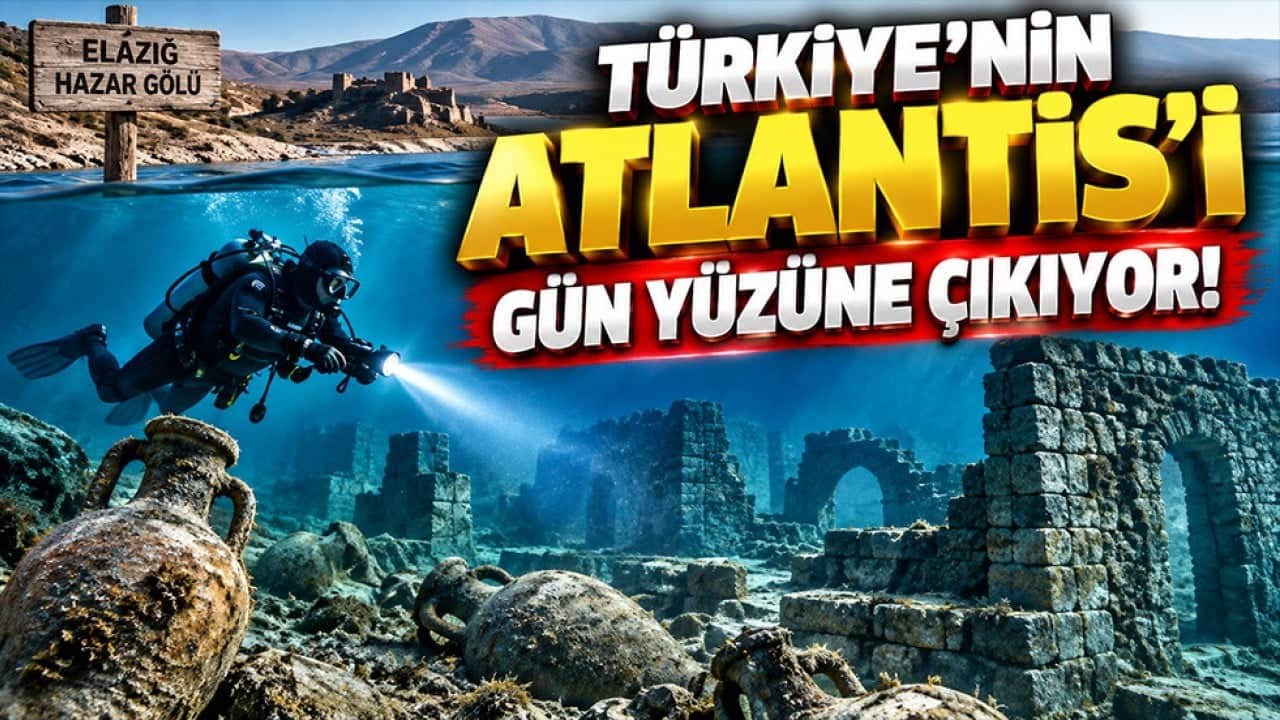 Batık Şehirde kültürel mirasın izini sürüyor! Türkiye’nin Atlantis’i gün yüzüne çıkıyor
